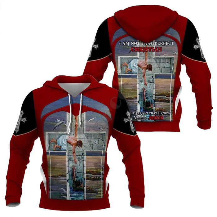 Knight Jesus hoodie 3D Printed Hoodies Fashion Pullover Men