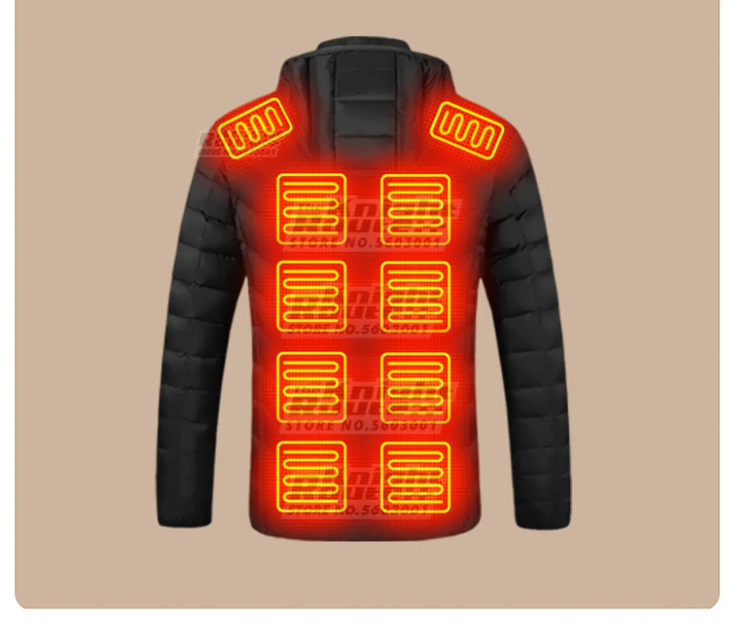 Men's Women's Motorcycle Jacket USB Electric Heating Jacket