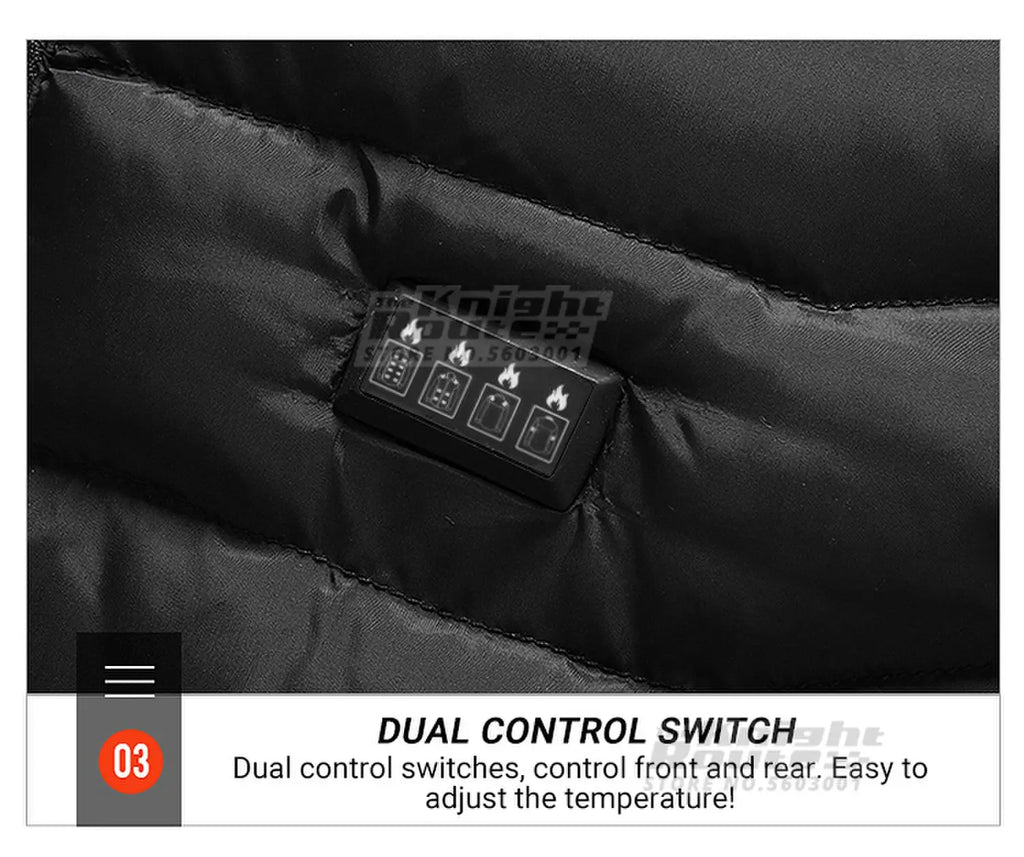 Men's Women's Motorcycle Jacket USB Electric Heating Jacket