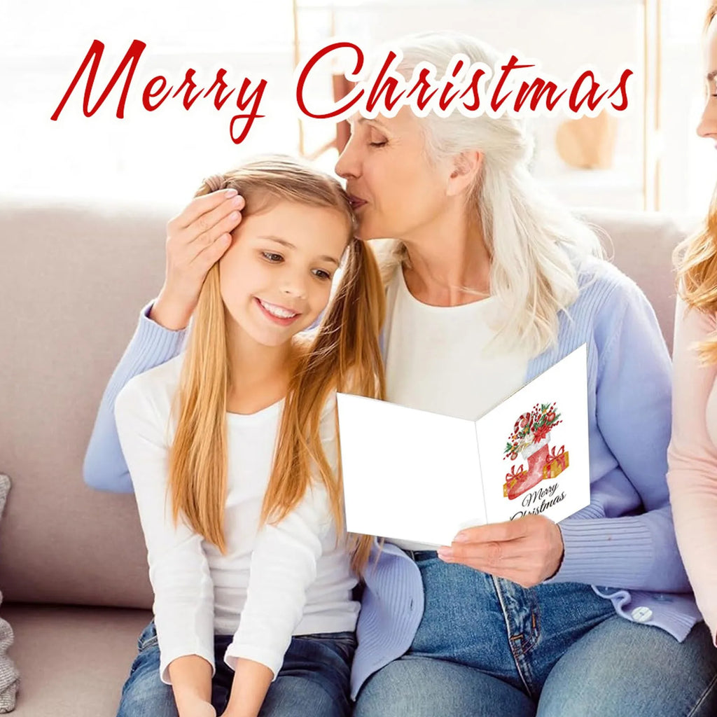 Merry Christmas Fold Greeting Cards