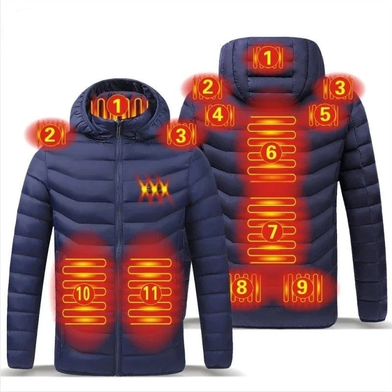 Heated Jacket For Men Winter USB Electric Heating Jacket