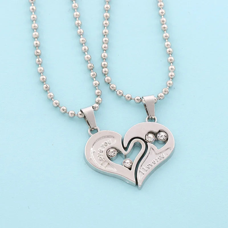 Korean Fashion Magnetic Couple Necklace For Lovers
