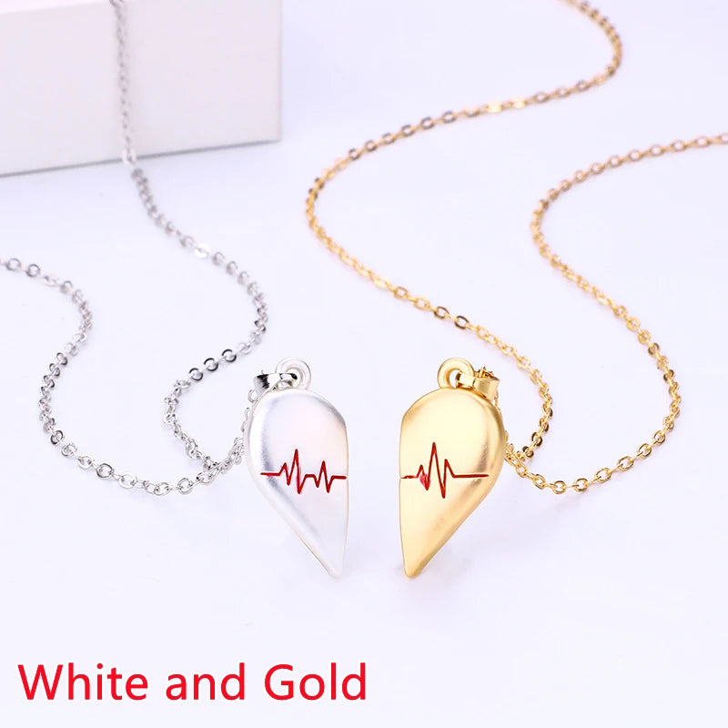 Korean Fashion Magnetic Couple Necklace For Lovers