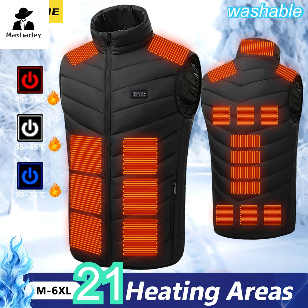 Heating Areas Jacket Men's Winter