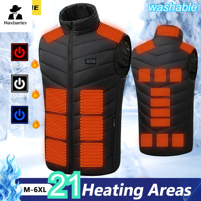 Heating Areas Jacket Men's Winter