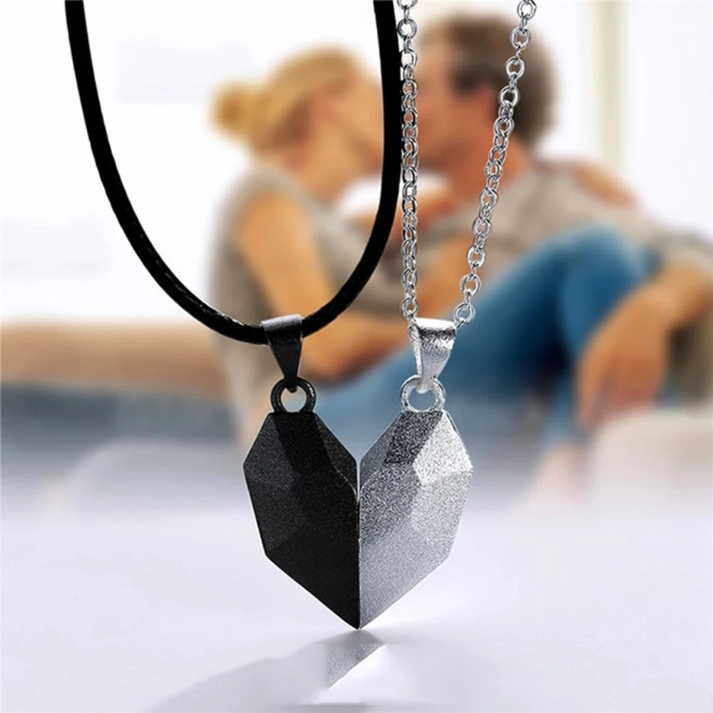 Korean Fashion Magnetic Couple Necklace For Lovers