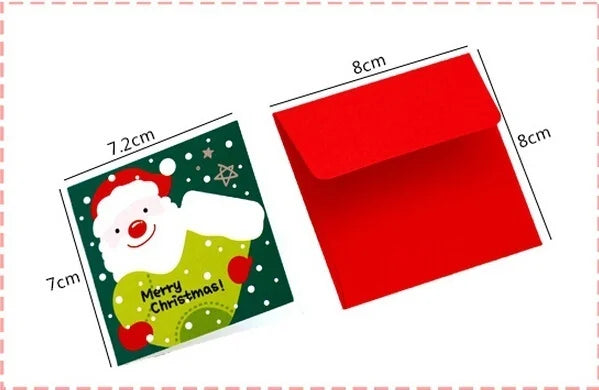 Christmas Greeting Card Kids Mini Christmas Blessing Greeting Cards