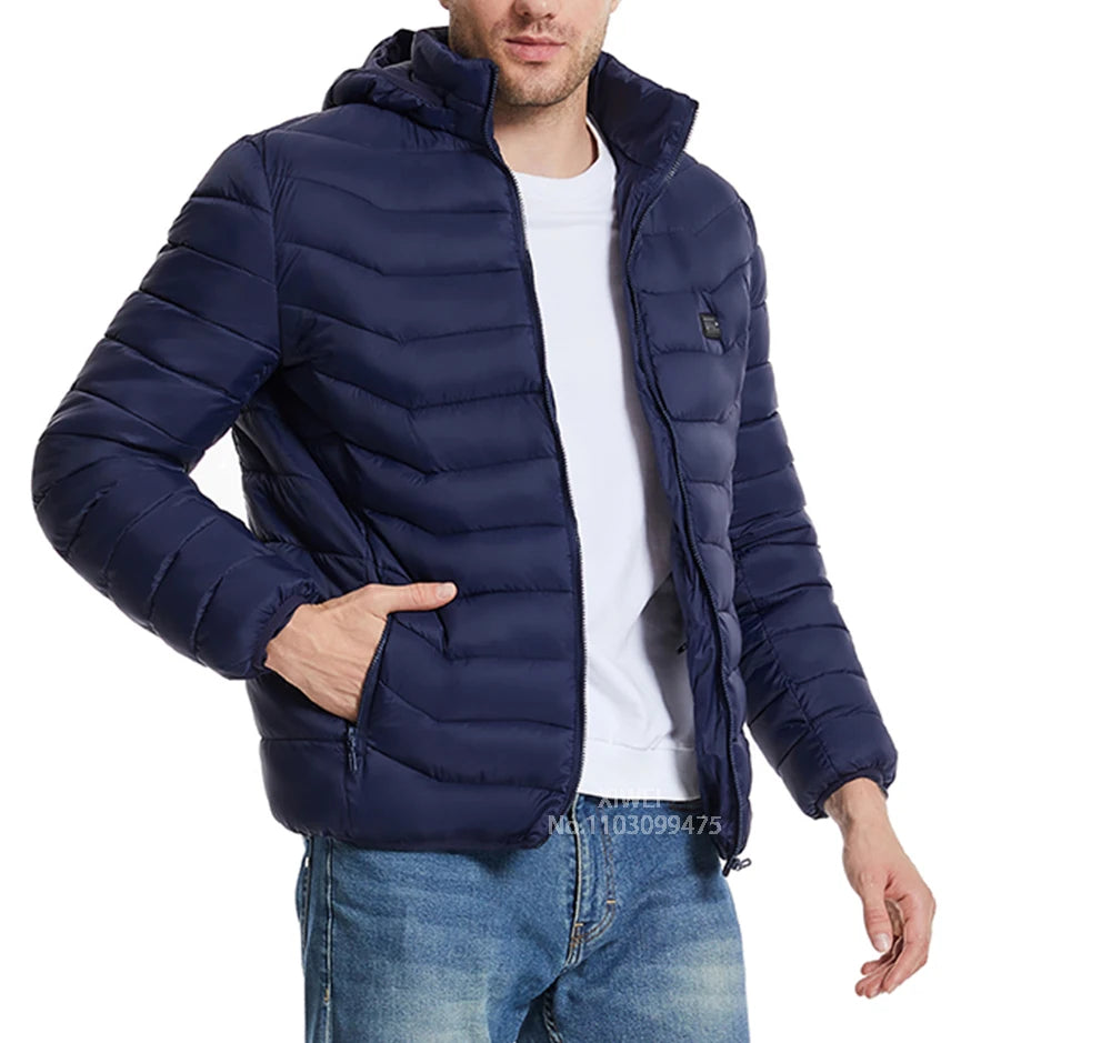 Heated Jacket Men Warm Vest USB Self Heating Jacket