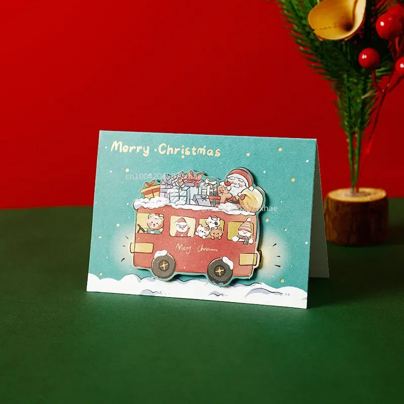 Christmas Greeting Card Kids Mini Christmas Blessing Greeting Cards