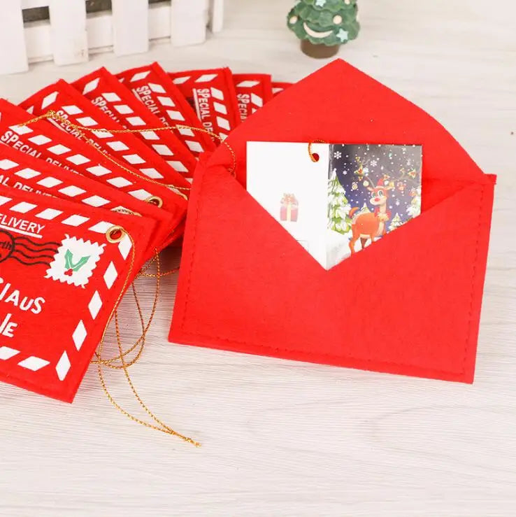 Paper Envelopes Christmas Xmas Tree Hanging Card