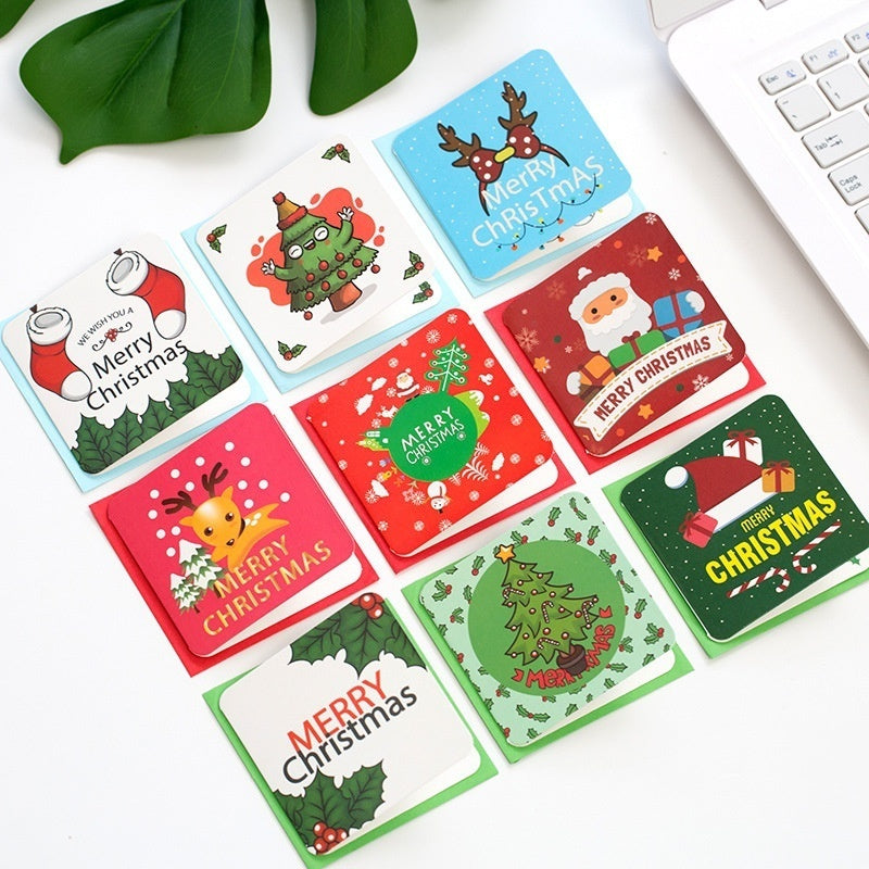 Christmas Greeting Card Kids Mini Christmas Blessing Greeting Cards