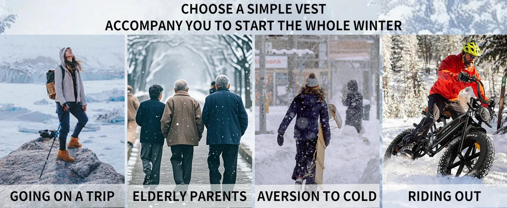 USB Heated Jacket Men Women Electric Heated Vest Heating Coat