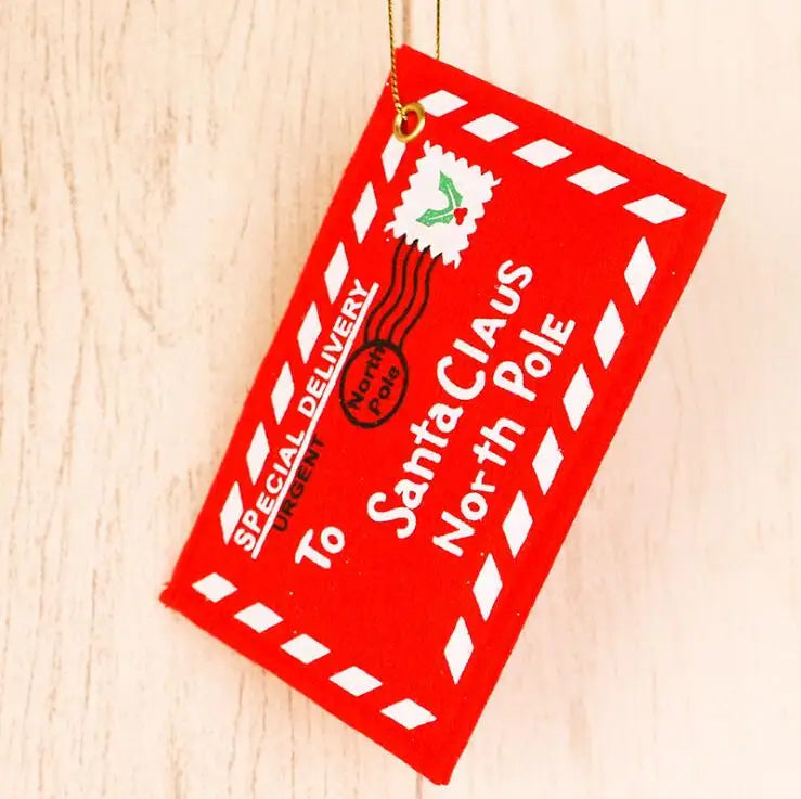 Paper Envelopes Christmas Xmas Tree Hanging Card