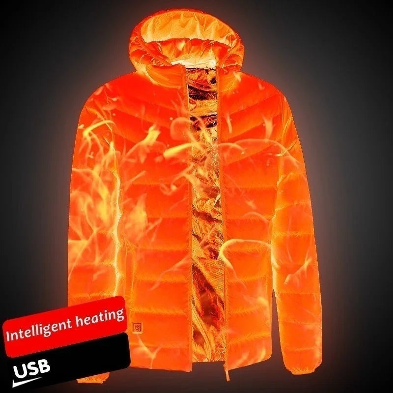 Heated Jacket For Men Winter USB Electric Heating Jacket