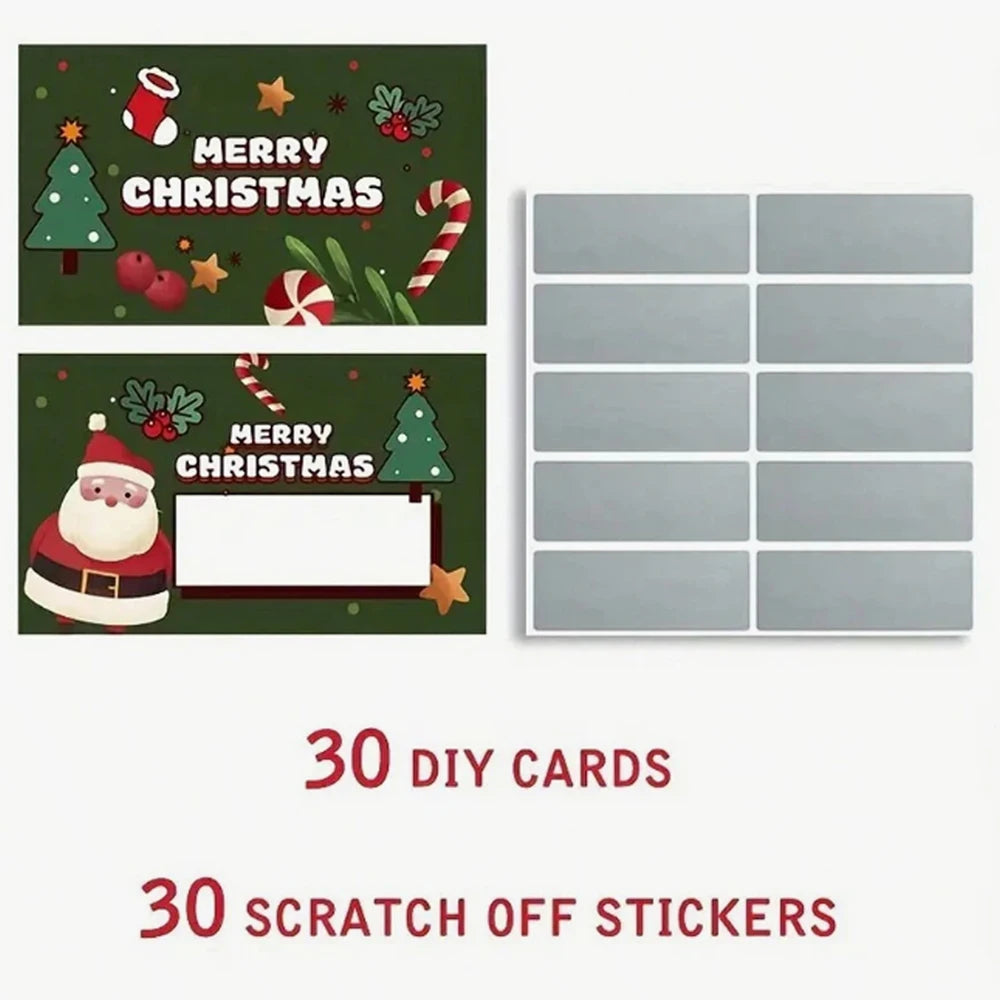Christmas Scratch Off Cards