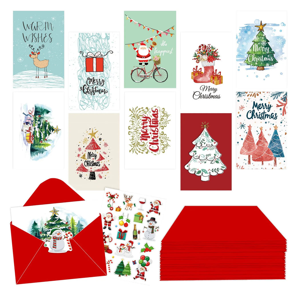 Merry Christmas Fold Greeting Cards