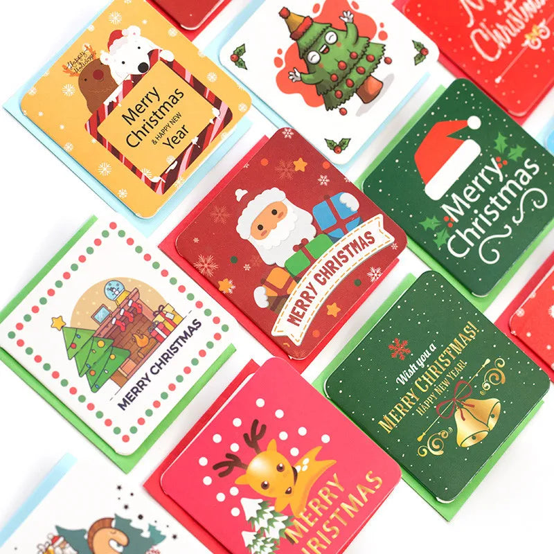 Christmas Greeting Card Kids Mini Christmas Blessing Greeting Cards