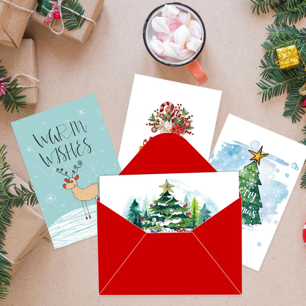 Merry Christmas Fold Greeting Cards