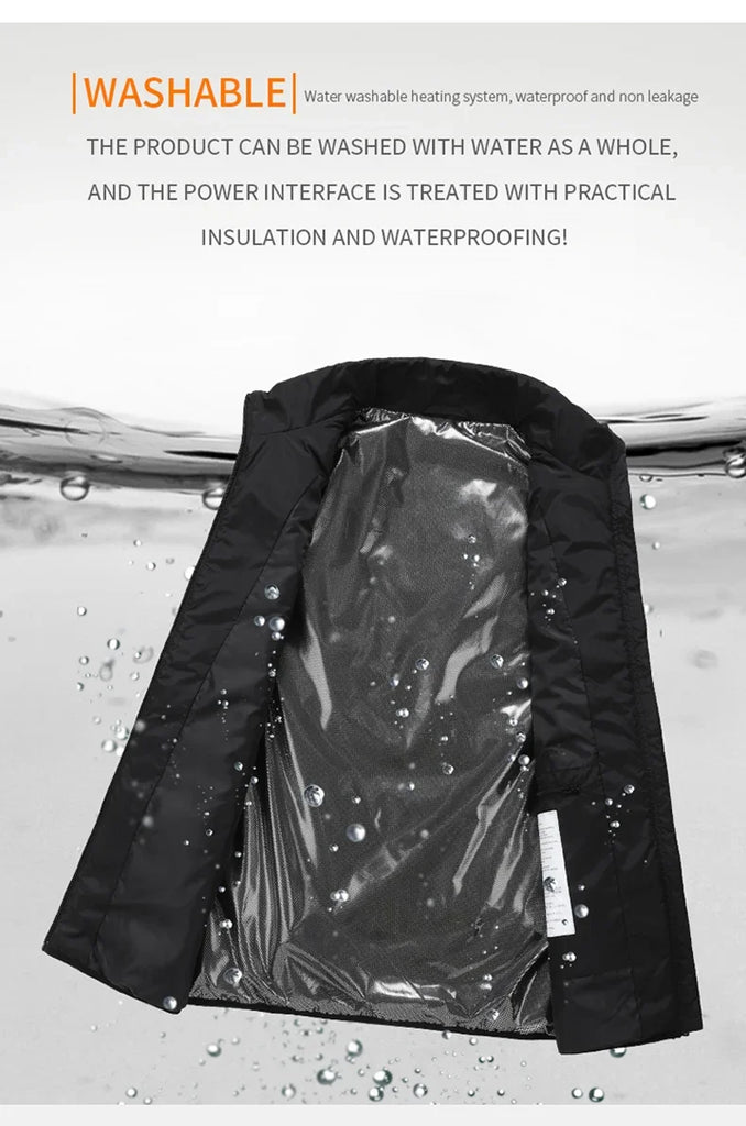 Heating Areas Jacket Men's Winter