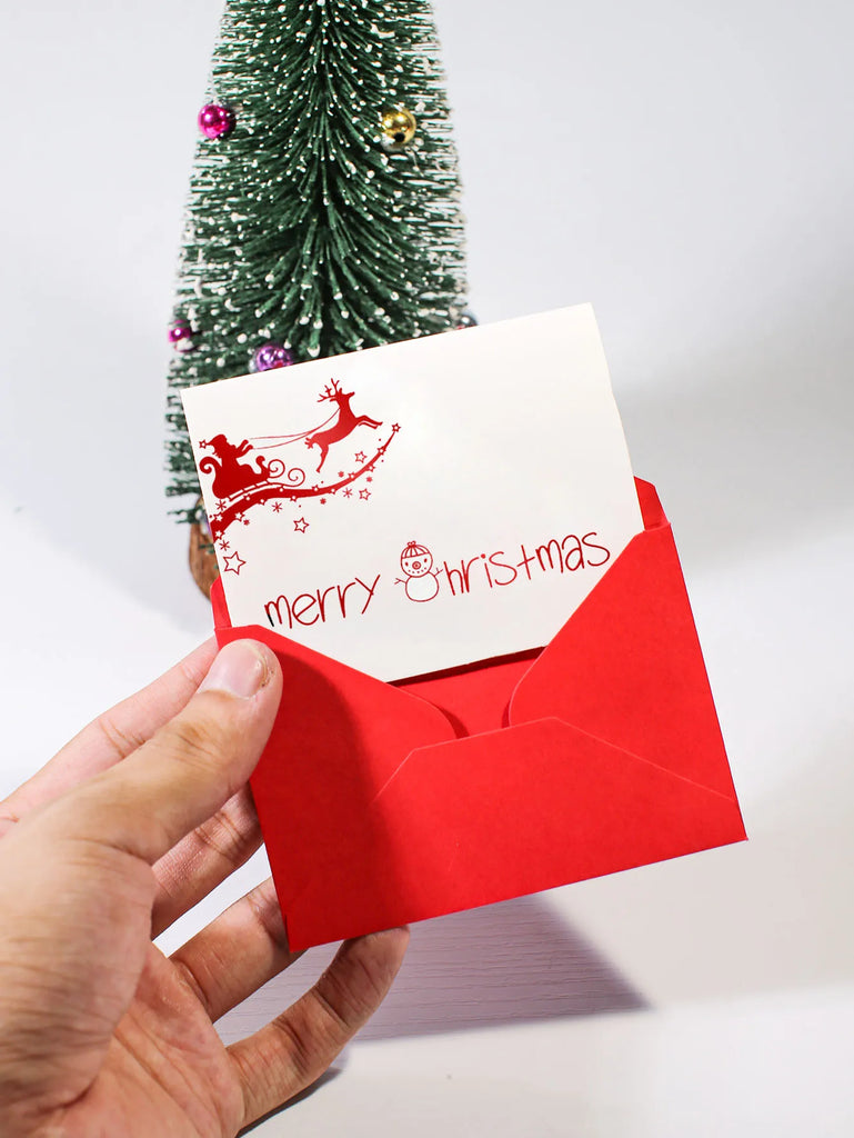 Christmas card envelope