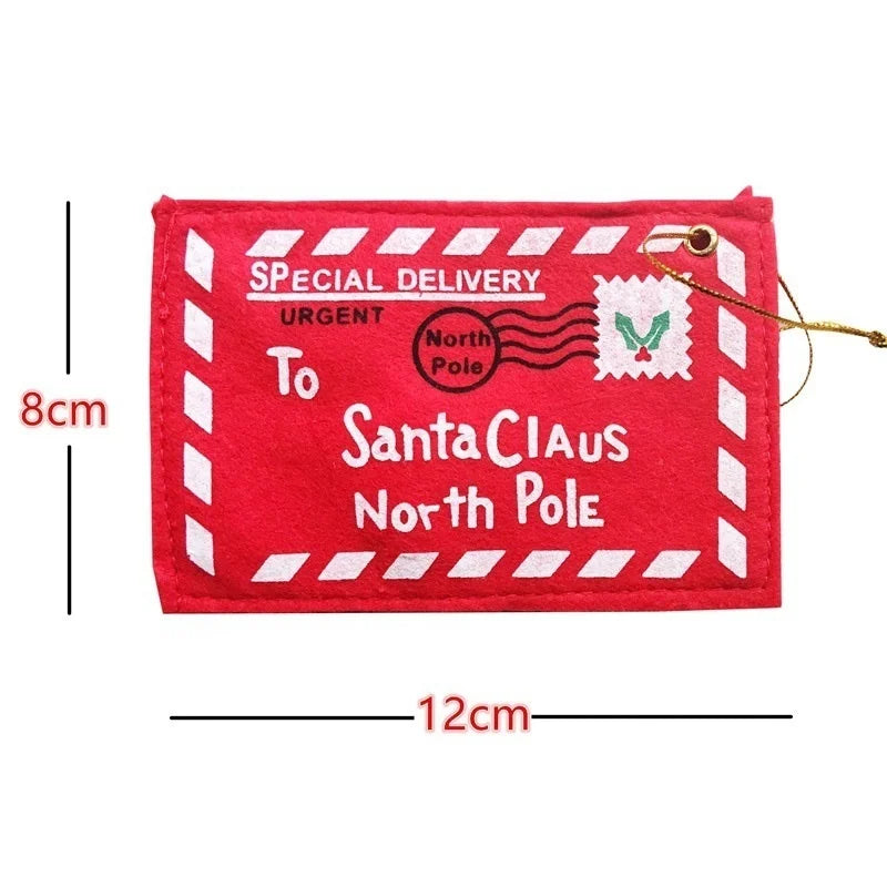 Paper Envelopes Christmas Xmas Tree Hanging Card