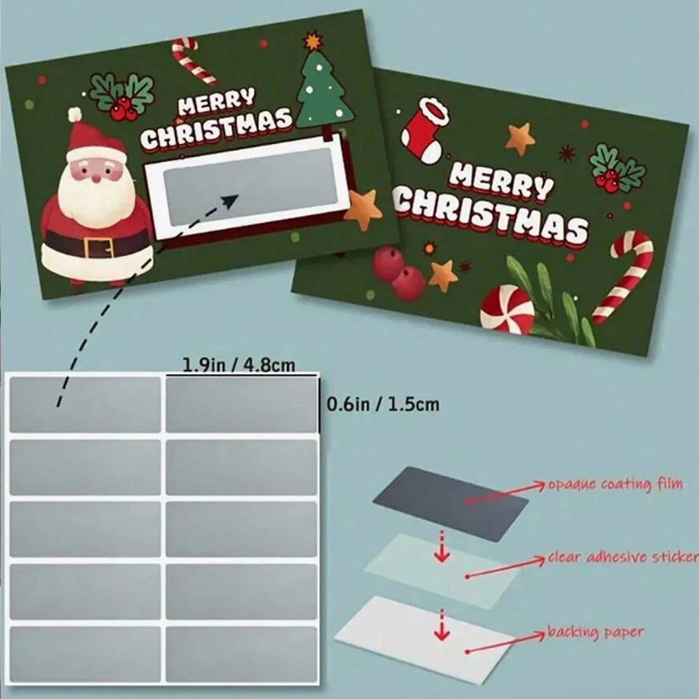 Christmas Scratch Off Cards