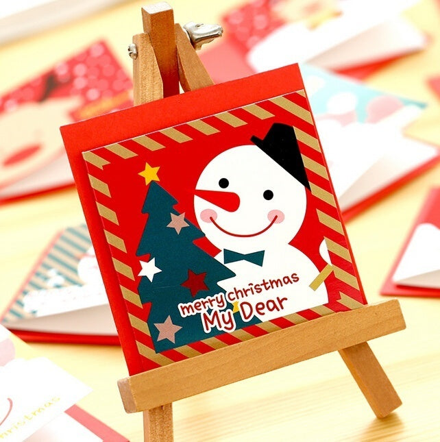 Christmas Greeting Card Kids Mini Christmas Blessing Greeting Cards